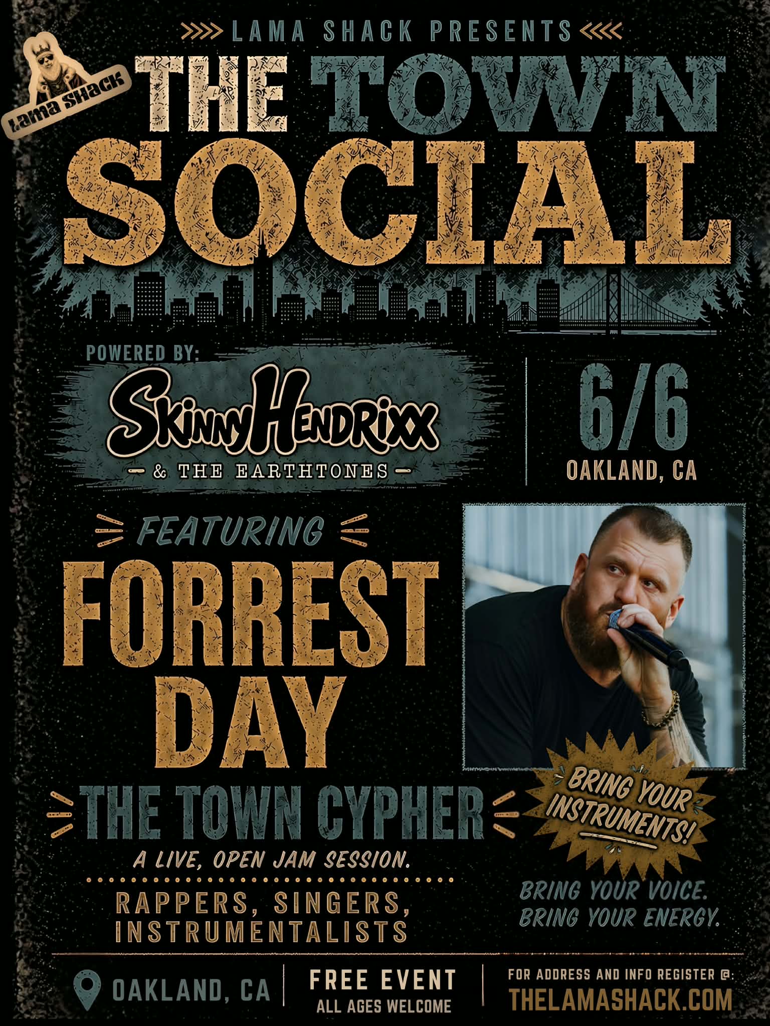 THE TOWN SOCIAL feat Forrest Day event image